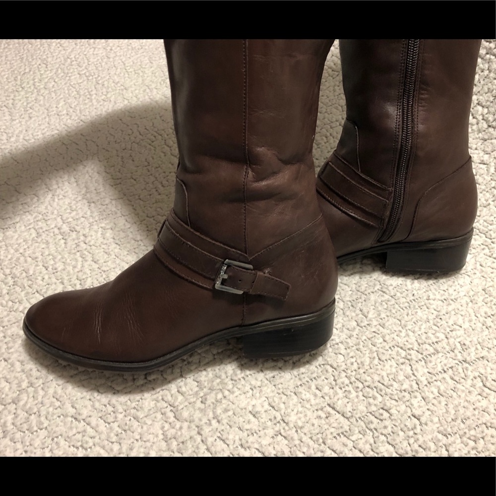 LAUREN Ralph Lauren Maritza Leather Riding Boot. - Picture 4 of 11